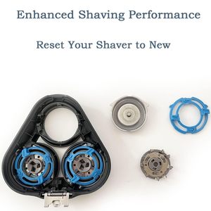 Cabezal de Repuesto Compatible para Afeitadora Eléctrica, Cuchilla Triple y Doble para Afeitar la Cara - Product Image 4