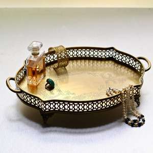 Plateaux de service au Design élégant pour ustensiles de cuisine, vaisselle, plat de service de nourriture d'hôtel, plateaux de service de café en métal moderne plaqué or - Product Image 4