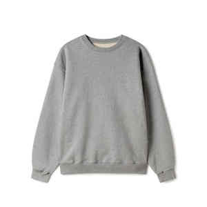 เสื้อสเวตเตอร์คอกลมสำหรับผู้ชายผ้าคอตตอนเนื้อนุ่มสวมใส่ทุกวันออกแบบแบรนด์ได้ตามต้องการ - Product Image 1