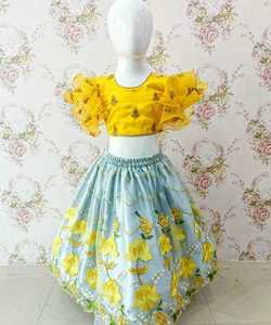 Ready to Wear Soft <b>Fabric</b> Kids Lahenga Choli with Lowest Price Indian Ethnic Garment ApparelGarment - Product Image 6