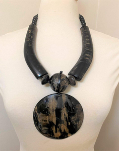 Collar de Cuerno de Búfalo Pulido Ecológico de Primera Calidad, Joyería de Boda de Cuerno Natural, Precio al por Mayor - Product Image 6