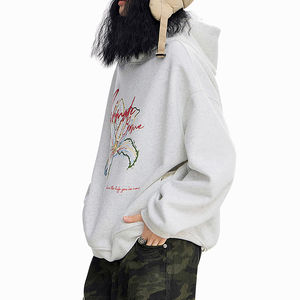 Sweat à capuche femme OEM décontracté polaire pour l'hiver sweat à capuche imprimé personnalisé sublimation grande taille pull chaud doux sweats à capuche style ample - Product Image 2