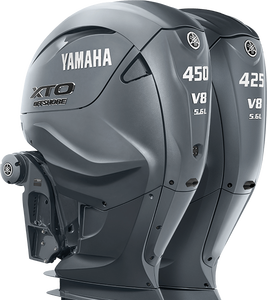 เครื่องยนต์มอเตอร์ F450-F375ps 5.6ลิตรนอกเรือ V8 Yo-mahs ดั้งเดิมใหม่ - Product Image 2