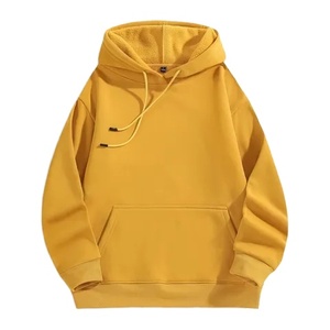 Pull-over surdimensionné en coton polaire OEM de qualité supérieure pour femmes Sweats à capuche avec logo personnalisé - Product Image 1