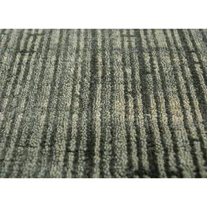 Alfombra Kavi Verde de Lana y Seda de Bambú Anudada a Mano, Colección Project Error, Diseño Geométrico Clásico para el Hogar, Rectangular de 9x12 para Pasillo, 10mm - Product Image 3