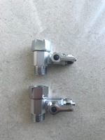 Robinet à bille Aqua-Win, robinet d'eau manuel en acier inoxydable, utilisation en camping-car, matériaux de haute qualité (3/8" NPT à 1/4" Tube)