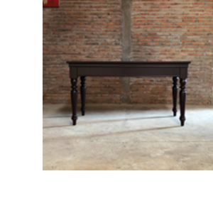 Venta de Fábrica: Mesa Consola Minimalista de Madera Maciza de Caoba para Sala de Estar, Decoración del Hogar - Product Image 6