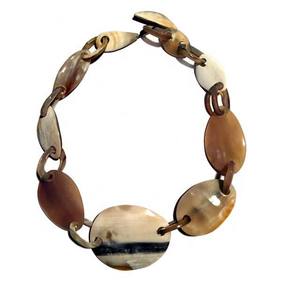 เครื่องประดับยอดนิยมแหวนฮอร์นออกแบบใหม่ทำมือสร้อยคอฮอร์นธรรมชาติเครื่องประดับแฟชั่นเครื่องประดับผู้หญิง - Product Image 1