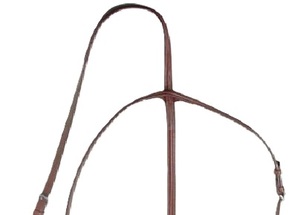 บังเหียนขี่ม้าหนังสีขาวสีเขียววิ่งมาราธอน - Product Image 6