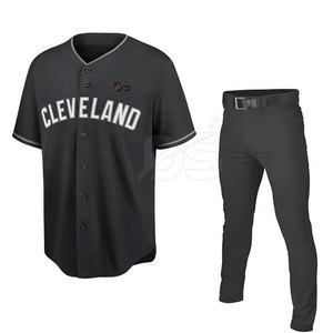 ชุดยูนิฟอร์มเบสบอลทนทาน ระบายอากาศได้ดี รับสกรีนโลโก้ทีม เสื้อ กางเกง ชุดกีฬา จำหน่ายส่งจากโรงงาน - Product Image 1