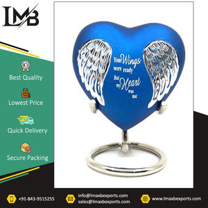 Wide Range of Superior Quality <b>Funeral</b> <b>Supplies</b> American Style Aluminium Material Made Heart Cremation Urns for Sale - Product Image 4