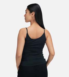 Débardeur sans manches en coton côtelé pour femmes Débardeur rembourré Camisole Crop Top tendance pour femmes - Product Image 6