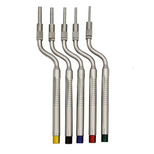 6 pièces en acier inoxydable miroir dentaire dentiste préparé ensemble d'outils sonde Kit de soins des dents Instrument détartreur - Product Image 1
