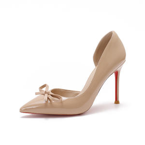 Sandalias de tacón de moda de verano para mujer, zapatos de tacón alto informales, cómodos y versátiles, de cuero genuino - Product Image 1