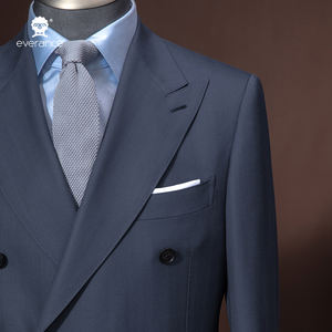 High-End <strong>Men's</strong> Business <strong>Suits</strong> Super 140'S Wool Peaked Collar Double Breasted 6 Buttons Italian Style for <strong>Men's</strong> <strong>Suit</strong>. - Product Image 2