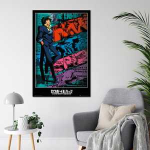 Affiche d'anime Cowboy Bebop, personnage emblématique Spike en action - Product Image 1