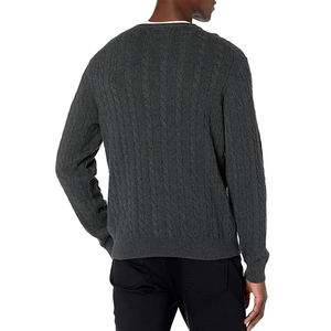 Suéteres transpirables ligeros para hombres Colección 2024 MOQ bajo Tallas grandes Invierno Precio barato Ropa - Product Image 4