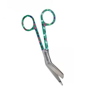 Pinzas hemostáticas y tijeras de vendaje de acero inoxidable personalizadas con grabado personalizado 5,5 estampado Floral colorido - Product Image 4