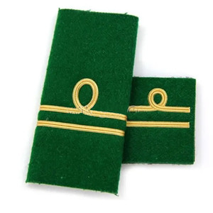 Color verde Haga su propia Alta Calidad El mejor proveedor El más nuevo bordado Soft Slip Charretera por CAVALRY SKT COMPANY - Product Image 1