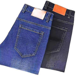 Pantalon en coton et élasthanne pour hommes avec logo personnalisable à la taille Pantalon en jean disponible en service OEM pour hommes - Product Image 2