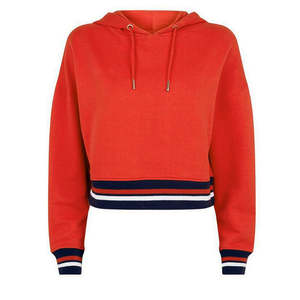 Sudaderas con capucha y sudaderas de mujer de talla grande transpirables de manga larga de material polar de Color rojo de Pakistán de todas las tallas - Product Image 1