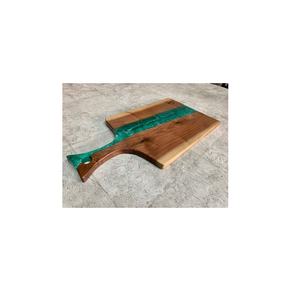 Customize Stylish <b>Epoxy</b> <b>Resin</b> And Wood Serving Board Rectangular Shape Chopping Board Customized Multi Functional Factory <b>Price</b> - Product Image 1