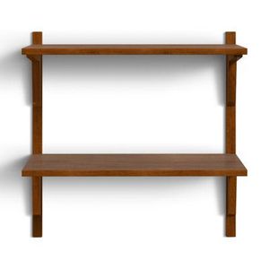 Hecho EN LA India, organizador de almacenamiento de madera de mango y acacia, estante de exhibición, estantería de escritorio de madera ajustable - Product Image 1