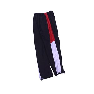 Pantalones deportivos de nailon holgados de alta calidad para hombre, último diseño con sublimación roja, pantalones de jogging informales de retazos - Product Image 1