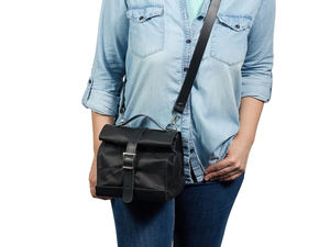 Sac à déjeuner isotherme réutilisable portable en cuir véritable et toile écologique fait à la main pour le bureau, l'école et les voyages LCLB-0005 - Product Image 2