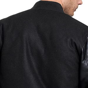 Chaqueta Varsity de Satén Personalizada de Alta Calidad para Hombre, Chaqueta Varsity de Baloncesto Delgada para Invierno, Ropa Urbana - Product Image 6