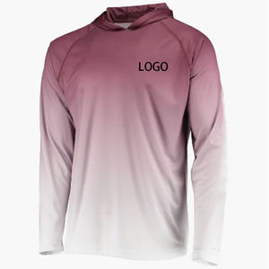 Sudadera con Capucha de Pesca con Protección Solar UV para Hombre, Diseño de Logotipo Personalizado, Sublimada, UPF 50 - Product Image 3