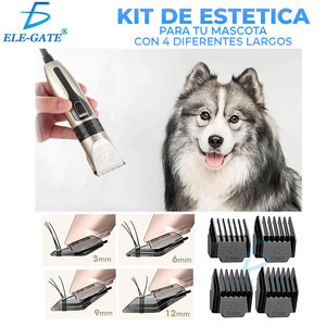 Tosatrice Automatica Ricaricabile per Cani, Macchina per Taglio Peli Personalizzabile, Realizzata in Plastica, Ceramica, ABS e Acciaio Inossidabile, Confezionata in Scatola - Product Image 4