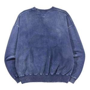 Custom Vintage Sun Faded Acid Wash 100% French Terry Cotton Hombres Sudaderas de cuello redondo desgastadas Impreso Fleece 2026 - Product Image 4