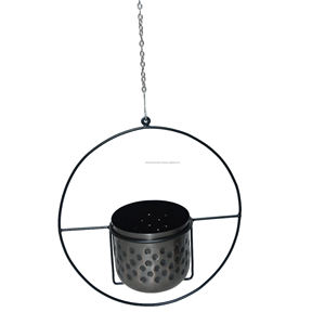 Maceta dorada colgante de Metal para decoración de dormitorio, comedor, oficina, sala de estar y pasillo, precio al por mayor - Product Image 2