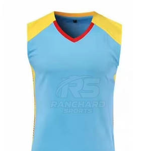 Conjunto de Uniforme de Entrenamiento de Voleibol, Ropa de Práctica en Equipo, Conjunto de Camiseta de Voleibol Personalizada, Tela Deportiva Resistente - Product Image 4