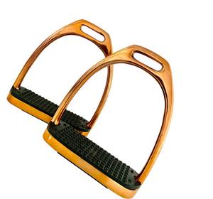 Recién llegado, estribos de caballo de carreras de barril, agarre de seguridad de aluminio ligero, fábrica ecuestre, fabricante OEM - Product Image 3