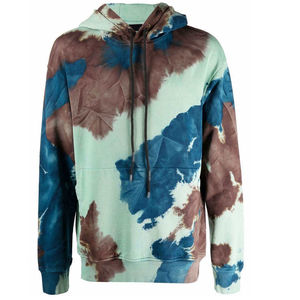 Personnalisé bas prix décontracté tie dye sweats à capuche bas quantité minimale de commande de base coton mélangé meilleure qualité matériau durable tie dye sweats à capuche - Product Image 1