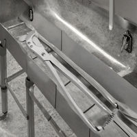 Émasculateur à sable réutilisable avec cliquet, instrument chirurgical de castration vétérinaire pour grands animaux, chevaux, bovins