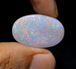 Natural Australian Coober Pedy <b>Opal</b> Oval Cut Cabochon Loose Gemstone Jewelry Making Stone 30X19X6MM - Product Image 5