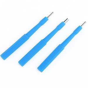 Poinçon jetable de biopsie de peau de diagnostic d'hôpital de dermatologie lame stérile manuelle d'acier inoxydable avec la poignée en plastique - Product Image 3