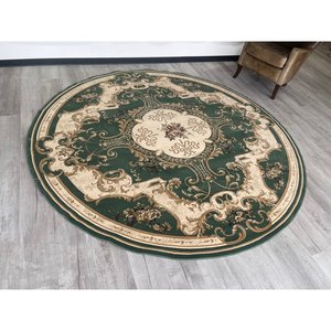 DAVINCI Classic D240CM Round Rug From the Series 10mm Thick Plush for Home Floor for Living Room and Hallway Decorations - Product Image 6