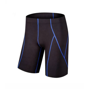 Tight Mid High Street Style Men's <b>Compression</b> Gym <b>Shorts</b>-Breathable Quick Dry Plain Dyed OEM Service Custom Colors Logo - Product Image 4