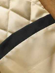 Chaqueta con capucha informal para hombre con forro a cuadros: ropa de abrigo de invierno cálida y elegante, chaqueta bomber para hombre - Product Image 5