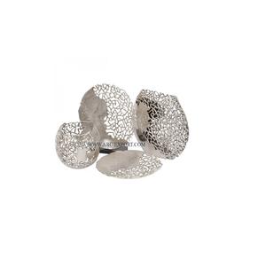 Jarrones de aluminio plateados al por mayor, decoración del hogar de buena calidad, jarrón de flores personalizado para interiores y exteriores para decoración de fiesta de cumpleaños - Product Image 1