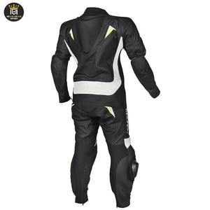 Ensemble de costumes de moto en cuir de vachette véritable confortable respirant vêtements de sport de course automobile pour hommes - Product Image 6