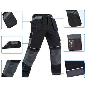 Pantalon de travail pour hommes certifié CE, respirant, résistant à l'abrasion, en polyester, avec détection des aiguilles, vêtement de sécurité, uniforme, design à poches cargo - Product Image 5