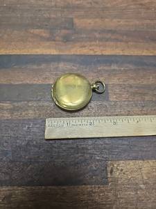 <b>Vintage</b> Brass Pocket Handheld Flip Top Compass Fathers Day Anniversary Christmas Groomsmen Valentines Day - Product Image 2