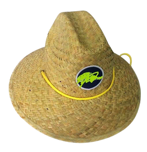 Lifeguard <b>Straw</b> Hat Big Brim <b>Visor</b> Outdoor Fishing Travel Unisex Fishing <b>Straw</b> Hat Customize Logo Vietnam Factory - Product Image 2