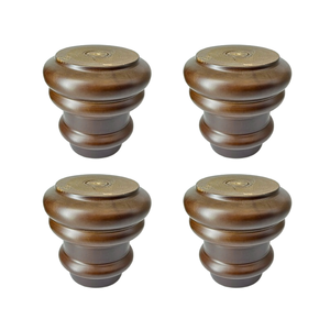 ขาโต๊ะโซฟาทรงกลมทำจากไม้จริงแบบโบราณสำหรับรับประทานอาหารกลางแจ้งของโรงเรียนเฟอร์นิเจอร์พร้อมสลักเกลียว - Product Image 4