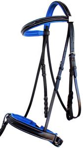 Brida de cuero SidePull para caballo, nueva, de alta calidad, en color negro, con tamaño y logotipo personalizados, al por mayor - Product Image 3